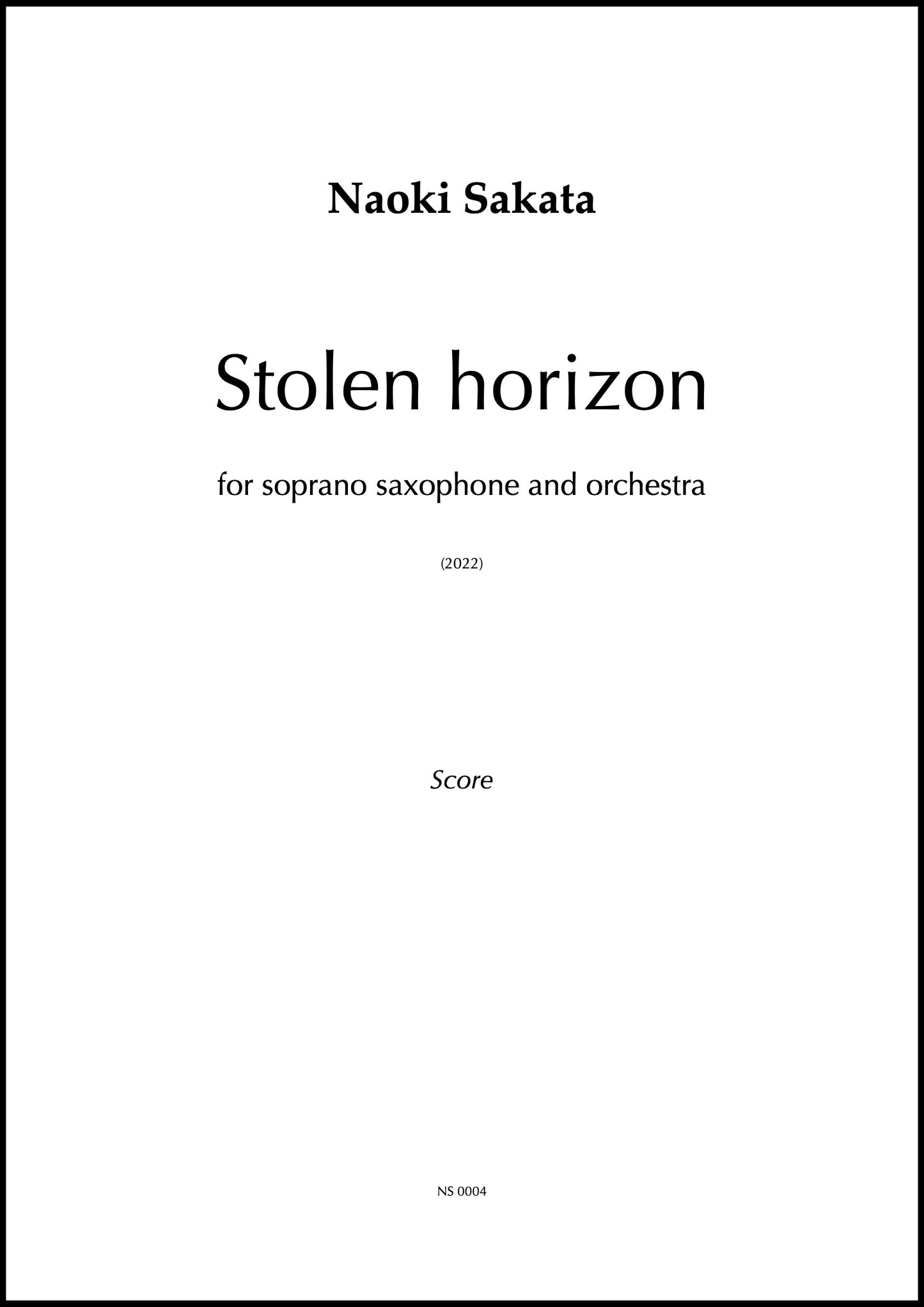Stolen horizon
